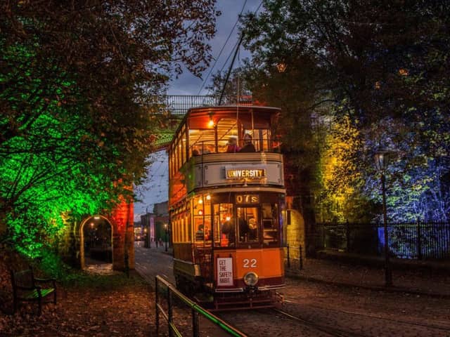 Starlight Extravaganza at Crich Tramway Village from October 29 to November 3.