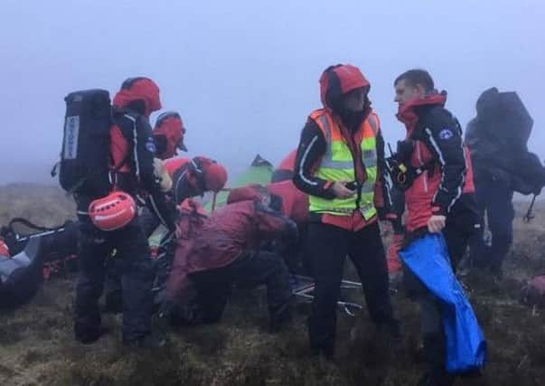 Pic from Buxton Mountain Rescue Team.