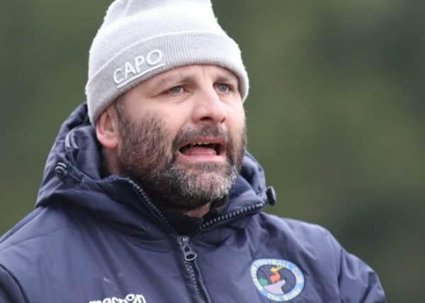 Buxton FC joint manager Steve Halford