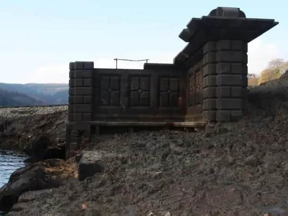 Part of Derwent Hall has been exposed by the low water levels at Ladybower reservoir. Pictures submitted by Severn Trent Water.