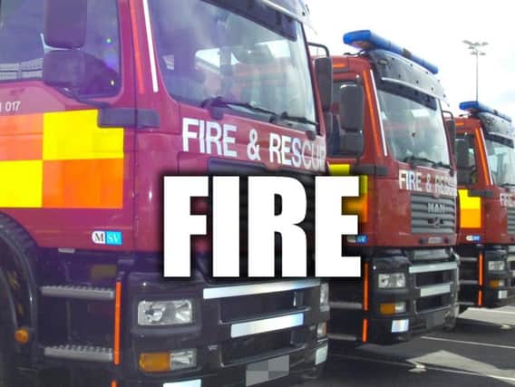 Firefighters were called out to a fridge on fire in Buxton.
