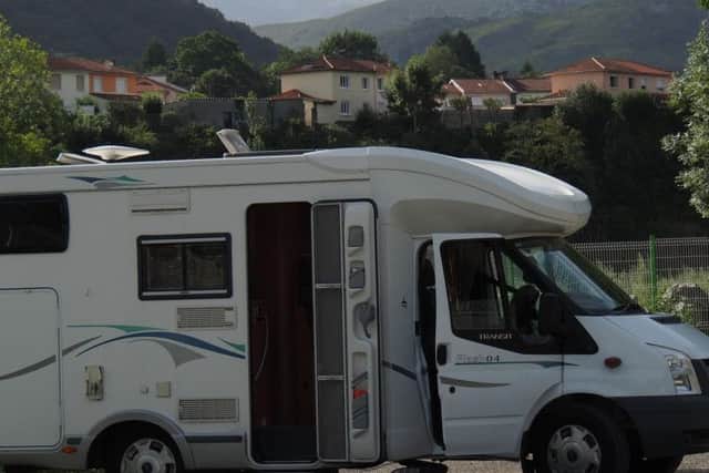 The motorhome was stolen from Buxton between December 14 and 15.