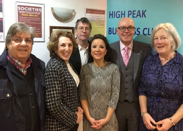 Members of the High Peak Business Club at a previous meeting. PIctured are Jaimie Llull, John Whiton, Cezara Glynn, David Castle, Rosemary Wood.