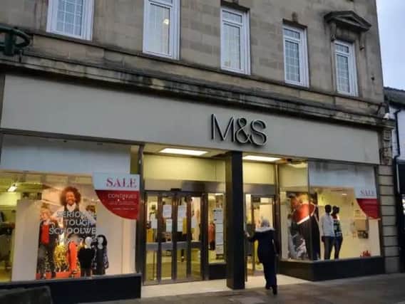 The Marks and Spencer store in Spring Gardens, Buxton.
