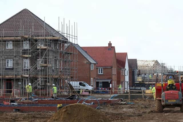 The number of new houses being built in the High Peak district has dropped