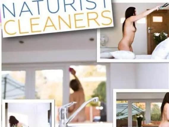 Derbyshire people willing to clean houses naked are being sought by a cleaning company