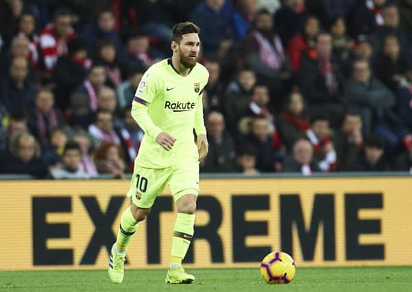 Lionel Messi is to extend his contract at FC Barcelona. (Photo by Juan Manuel Serrano Arce/Getty Images)