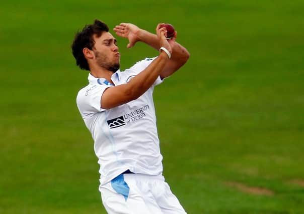 Derbyshire all-rounder Alex Hughes (PHOTO BY: Paul Thomas/Getty Images)