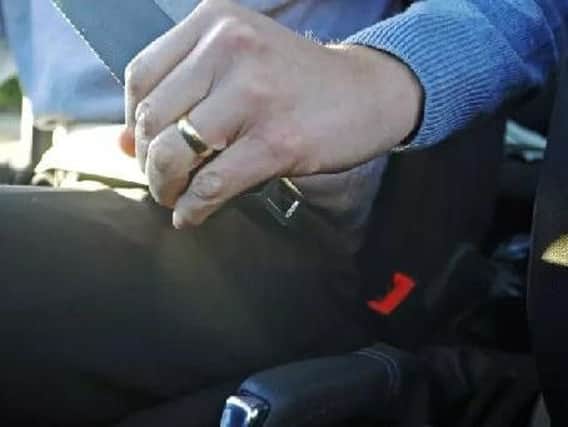 "Please remember - seatbelts save lives."
