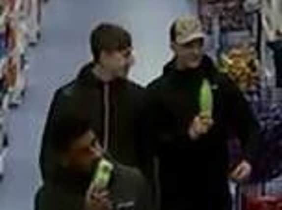 Police have released CCTV of three people they would like to speak to.