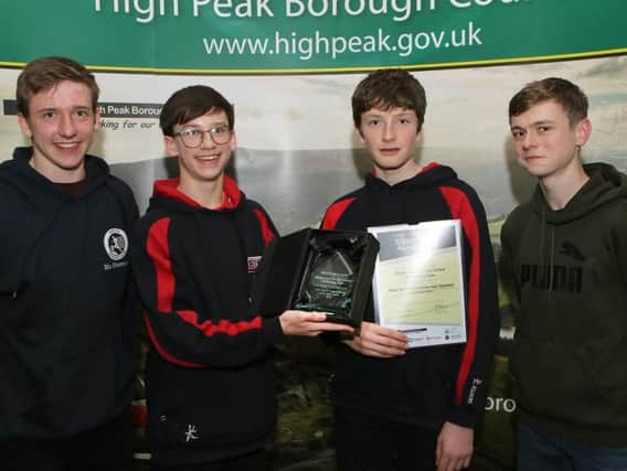 Chapel-en-le-Frith High Schools fell running team was named winners in the schools section after they finished third in the English Schools fell running championships.