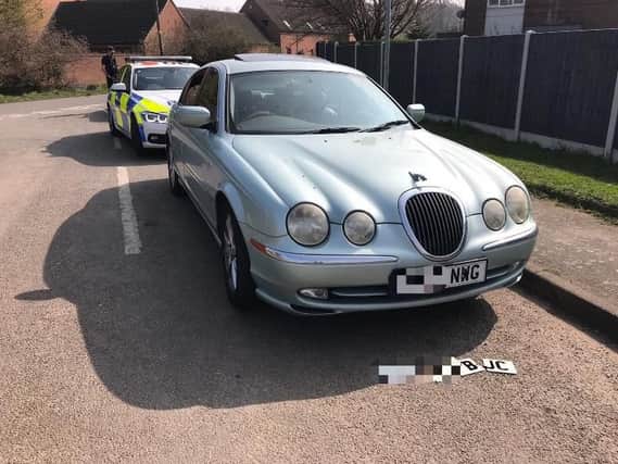The mystery vehicle. Pic: Derbyshire RPU.