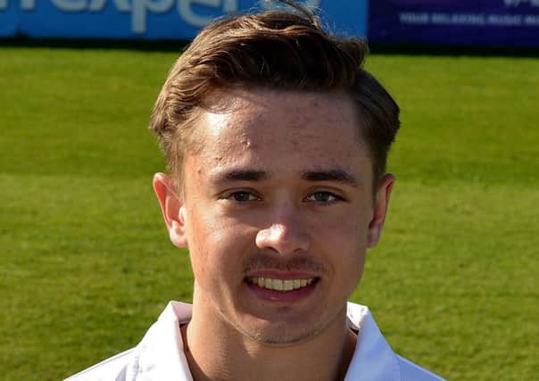 Harvey Hosein was able to offer some resistance on a poor opening day for Derbyshire.