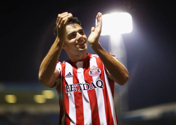 GILLINGHAM, UNITED KINGDOM - AUGUST 22: Reece James of Sunderland celebrates at the full time whistle after the Sky Bet League One match between Gillingham and Sunderland at Priestfield Stadium on August 22, 2018 in Gillingham, United Kingdom. (Photo by Naomi Baker/Getty Images)