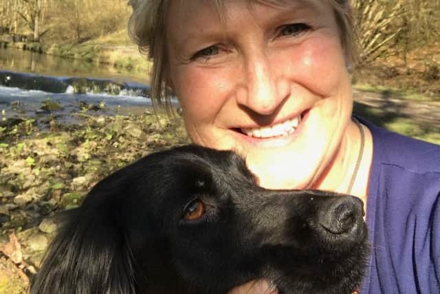 Christine Curtis with Luna