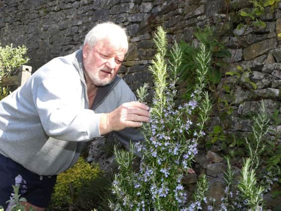 Brian Dunks of the Tideswell Kitchen Garden, who were on hand with multitude of edible plants and gardening advice.