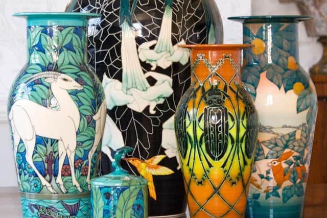 A collection of ceramics by noted designer Sally Tuffin, from Brian Ashbee Antiques.