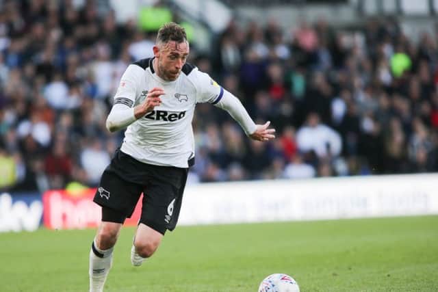 CB: Richard Keogh ©-6. The Derby captain put in a solid performance covering for his central defensive partner. He will be disappointed his back line was so easily beaten for Leeds opener. Booked for a foul on Roofe in the second half.