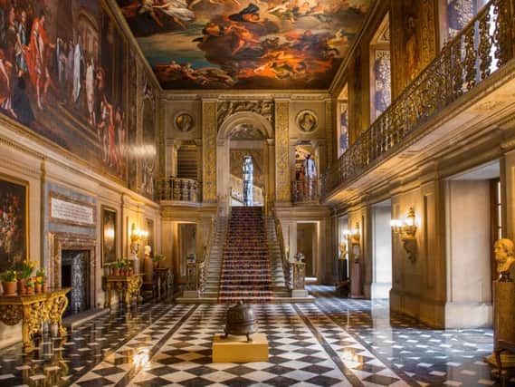 Chatsworth's Painted Hall.