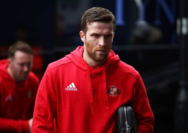 LONDON, ENGLAND - MARCH 10: Adam Matthews of Sunderland arrives ahead of the Sky Bet Championship match between QPR and Sunderland at Loftus Road on March 10, 2018 in London, England. (Photo by Jack Thomas/Getty Images)