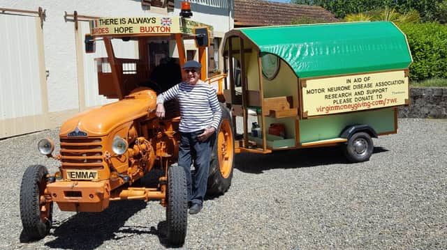 John Elliott with his D22 1957 Renault tractor