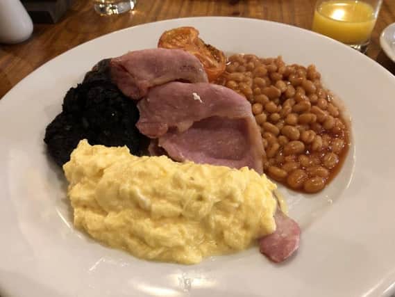 Cooked breakfast.