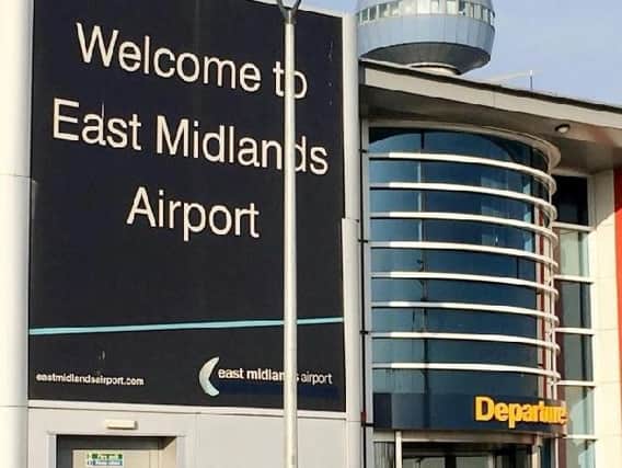 East Midlands Airport. SWNS