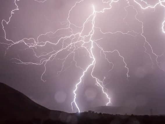 Thunderstorms are expected to hit Derbyshire later today.