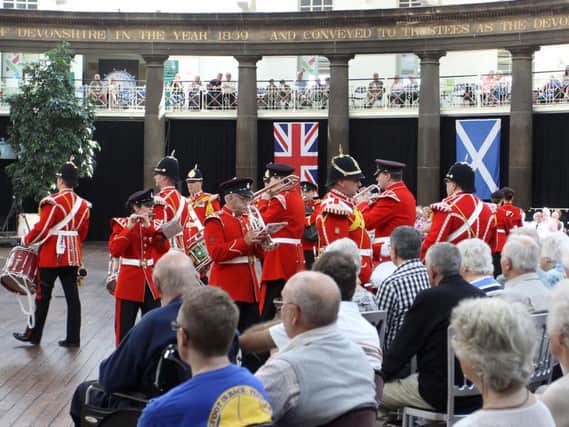 The Buxton Military Tattoo at the Devonshire Dome, Buxton.