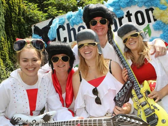Elvis overload on the Chelmorton float at last year's Buxton Carnival. Photo by Jason Chadwick.
