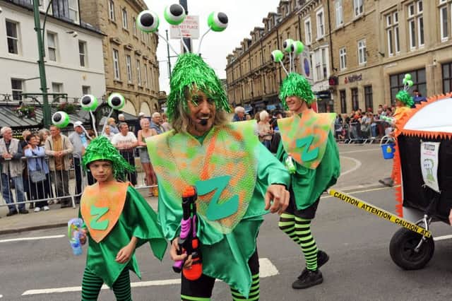 Buxton Carnival parade.