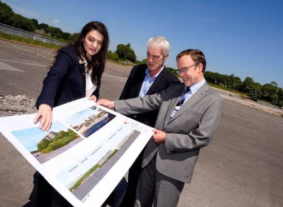 Partners met at the former Buxton Waters bottling site to discuss plans for the future