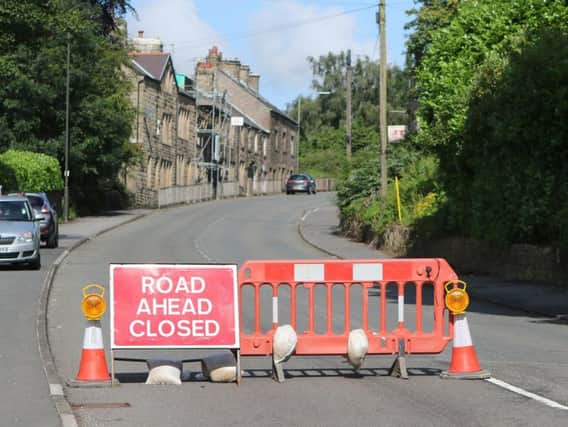 The A5004 Long Hill is one of the roads that remains closed