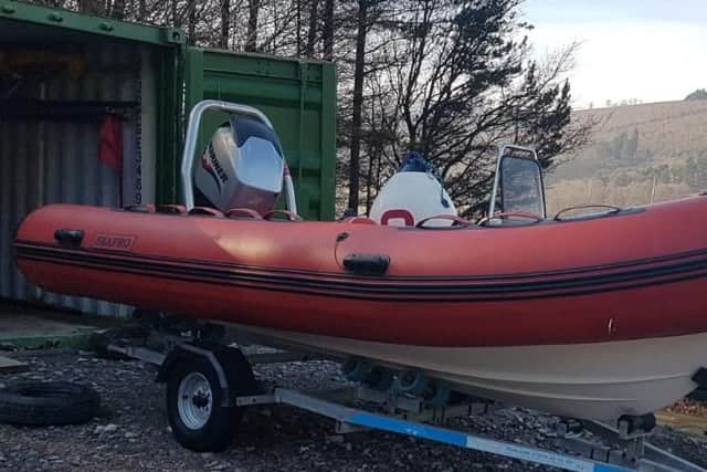 Two powerboats were stolen