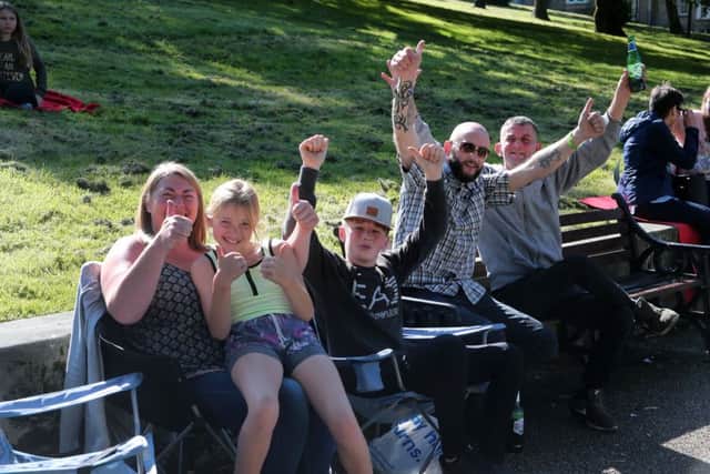 Thumbs up for these music lovers.