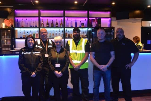Police worked with the Security Industry Authority, Derbyshire Fire and Rescue Service, Level 2, Saxon Security and High Peak Borough Council.