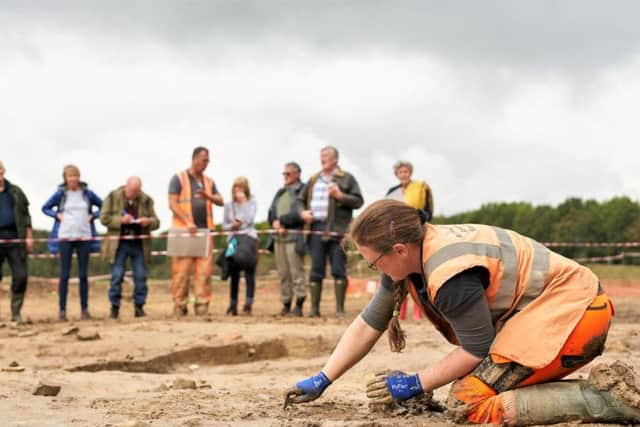 Dr Rebecca Trow works at the site