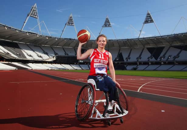 Paralympic wheelchair basketball player Maddie Thompson. Photo: Geoff Caddick/PA.