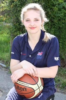 Maddie Thompson, GB ladies wheelchair basketball squad