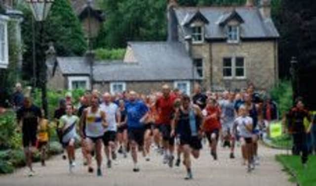 Buxton AC runners taking on Fell races.