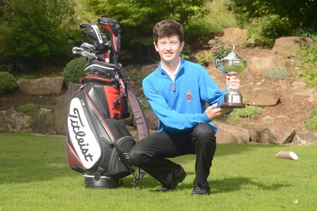 Matt Bailey, Derbyshire U16s golf champion