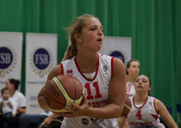 Maddie Thompson, from Hope Valley, in action for GB at the recent under-25 Euro Championships.