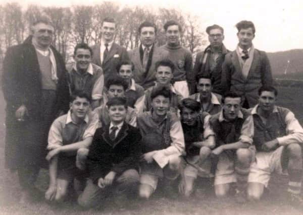 Taddington Junior FC, Buxton & District Junior League winners, 1953-54