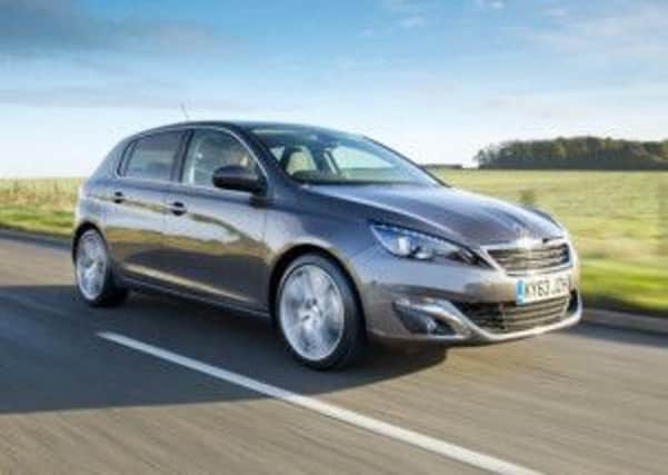 Peugeot 308 hatchback.