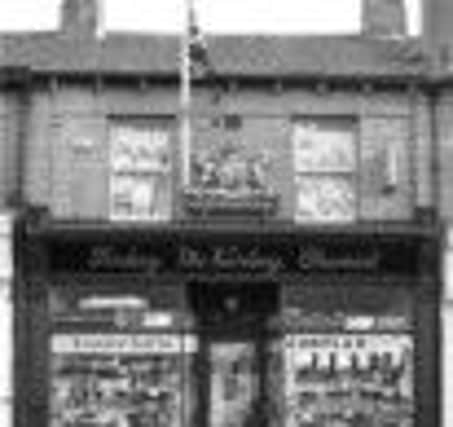 Former chemists Finlay McKinlay, on High Street West, Glossop. Photo contributed.