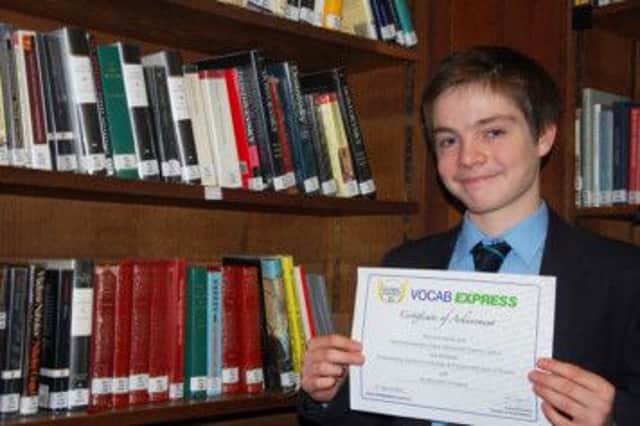 Hollinsclough teenager Niall Grimbaldeston-Cherry has been crowned the worlds top Russian vocabulary reciter in the 2014 Vocab Express Global Challenge.
