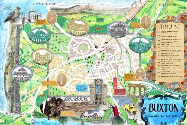 Town team releases illustrated map of Buxton