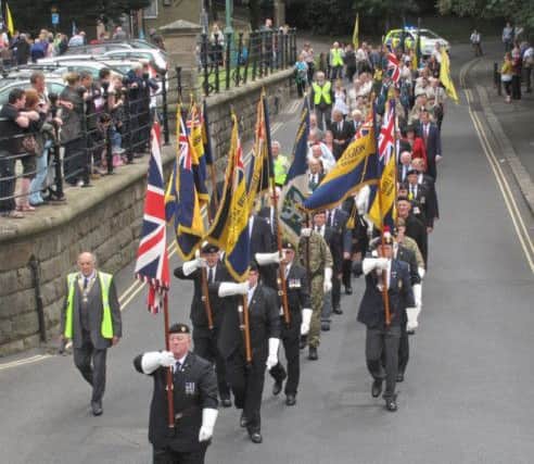 Glossop's Drumhead Service took place on Sunday for the first time in 26 years. Photo by Keith Bate.