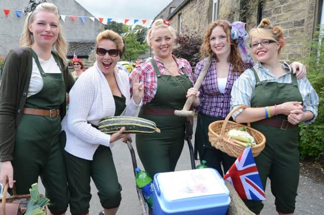Eyam Carnival, the Land Girls