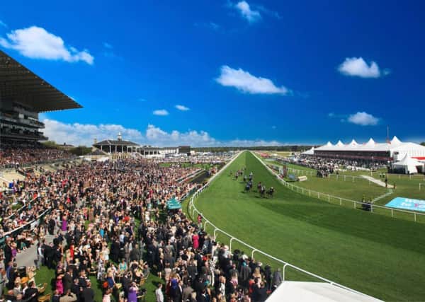 BIG crowds gather for the ever-popular Ladbrokes St Leger meeting at Doncaster.
